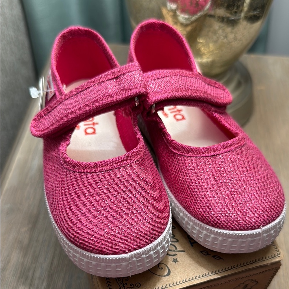 Cienta Kids' Pink Mary Jane Shoes